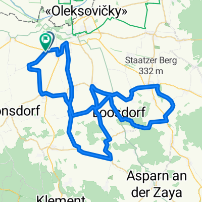 Route in Laa an der Thaya