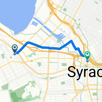 St Marks Ave, Syracuse to E Willow St, Syracuse