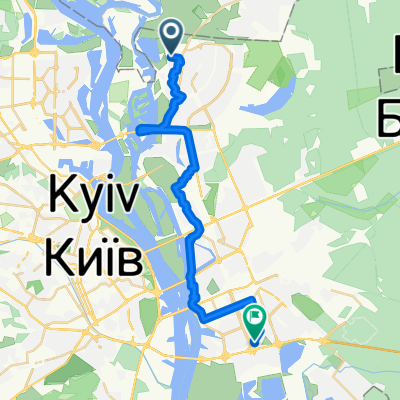Route in Kyiv