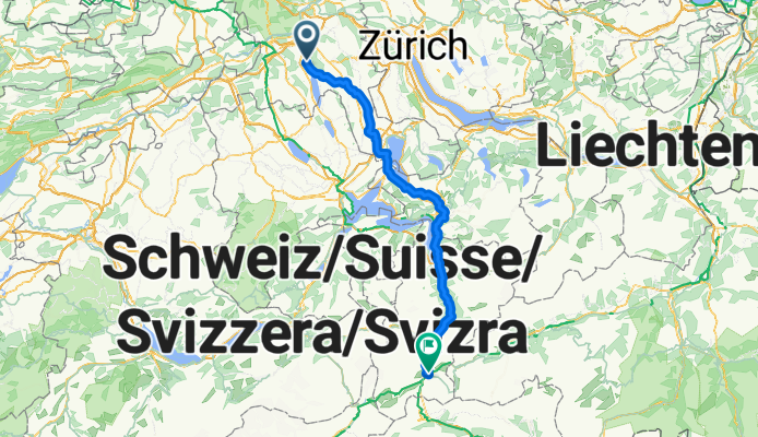 Von Egliswil bis Andermatt