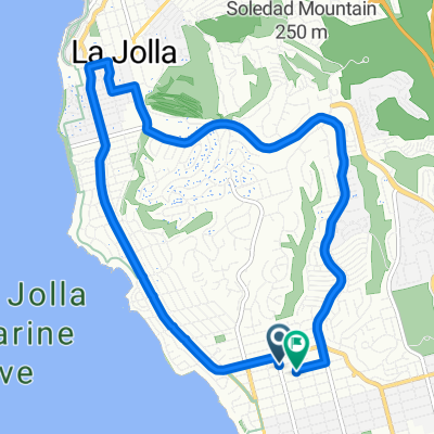 Tourmaline St, San Diego to Tourmaline St, San Diego