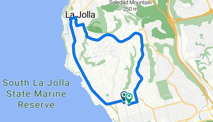 Tourmaline St, San Diego to Tourmaline St, San Diego