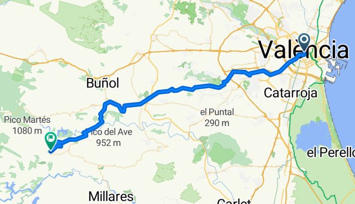 Valencia - Cortes de Pallás