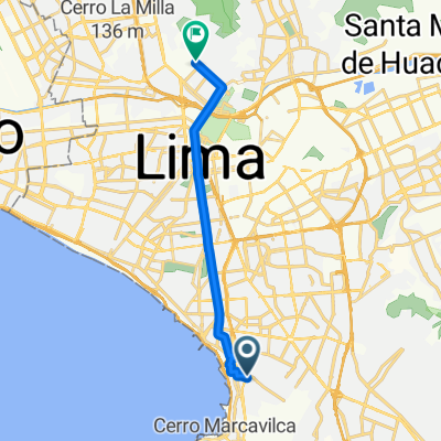 De Luna Pizarro a Avenida Samuel Alcázar SN