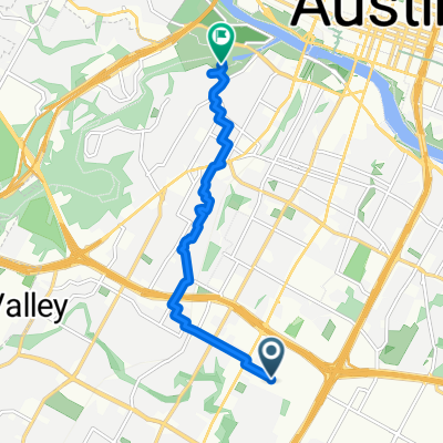 Witham Ln, Austin to Barton Hills, Austin