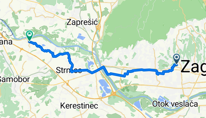 Črnomerec to Savska Ulica