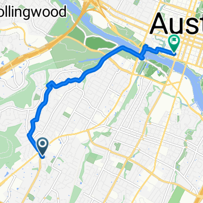 Lightsey Rd, Austin a W Cesar Chavez St, Austin
