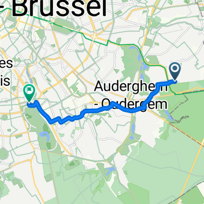 Avenue de la Faisanderie, Woluwe-Saint-Pierre à Avenue Louise, Bruxelles