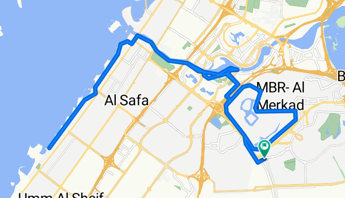 Route in Dubai