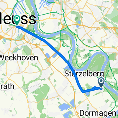 Deichstraße, Dormagen nach Nordkanalallee, Neuss