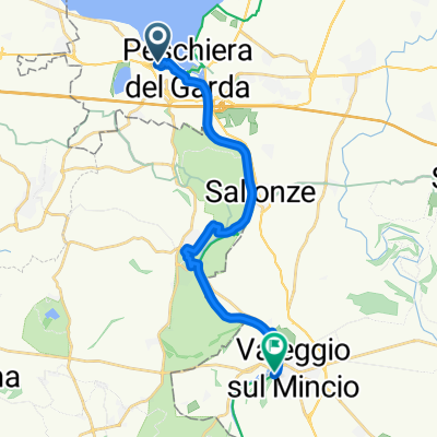 Via Bell’Italia, Peschiera del Garda nach Via Raffaello Sanzio, Valeggio sul Mincio