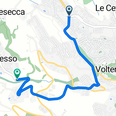 Via Padre Eugenio Barsanti, Volterra nach SP 16, Volterra