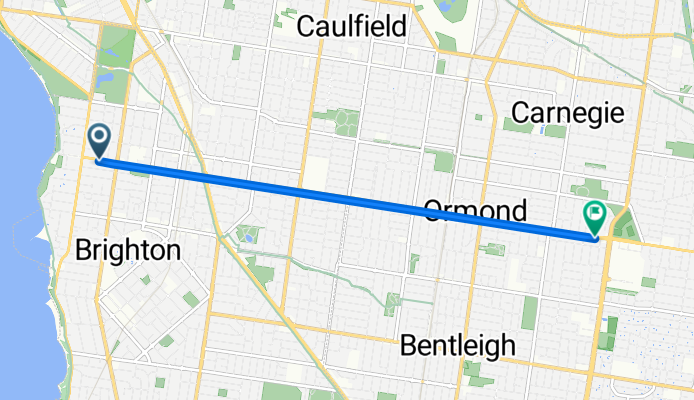 From Brighton to Bentleigh East