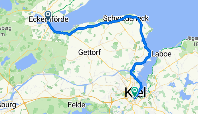 Von Eckernförde bis Kiel