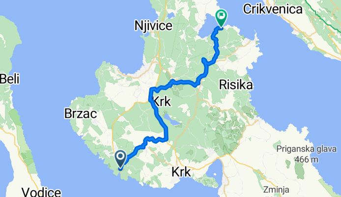 Milohnići to Klimno