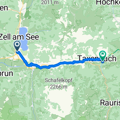 Brucker B, Zell am See to Rupertiweg, Lend