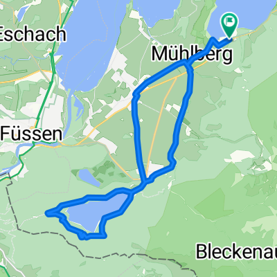 Bannwaldsee - Alpsee (Schlösser) - Bannwaldsee