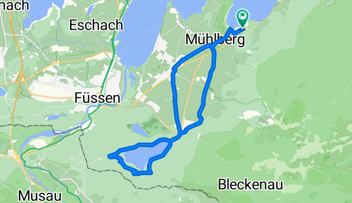 Bannwaldsee - Alpsee (Schlösser) - Bannwaldsee