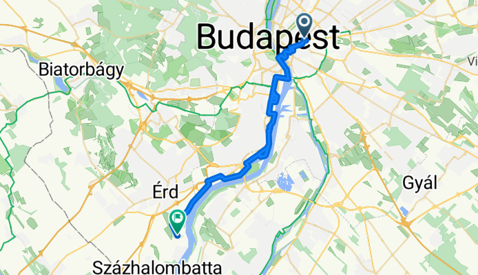 Budapest VII. kerület - Százhalombatta