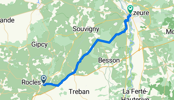 Tronget to Moulins