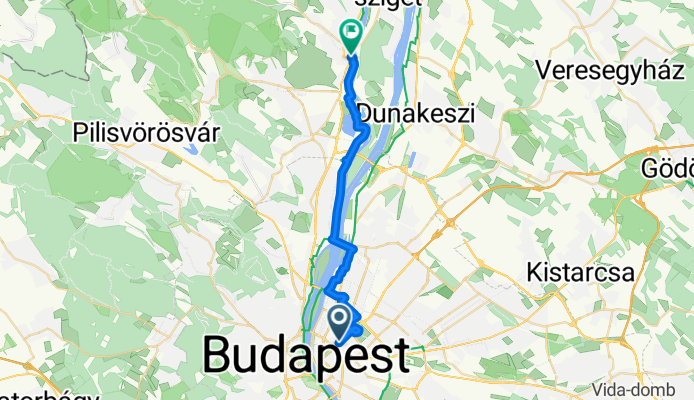 Andrássy út, Budapest nach Luther tér, Szentendre