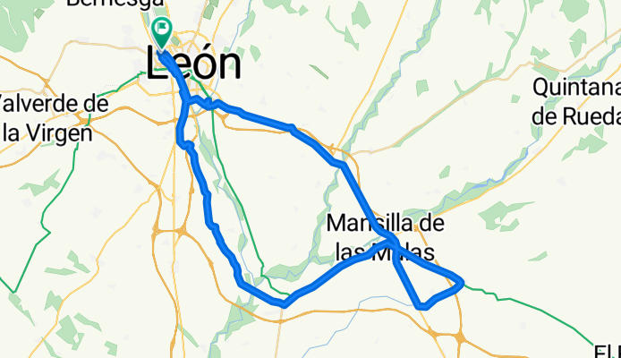 65 km. ruta de Reliegos