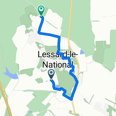 Chemin des Charmes, Lessard-le-National à Allée de la Tour, Lessard-le-National
