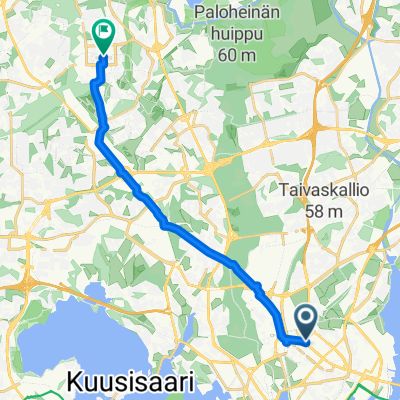 Kumpulantie, Helsinki a Ruukkupolku, Vantaa