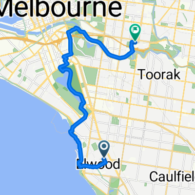 Alfriston St, Elwood to Burnley St, Richmond