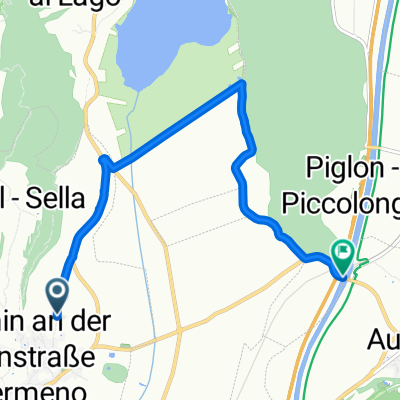 Kaltererseestraße, Tramin an der Weinstraße nach Laimburg, Auer