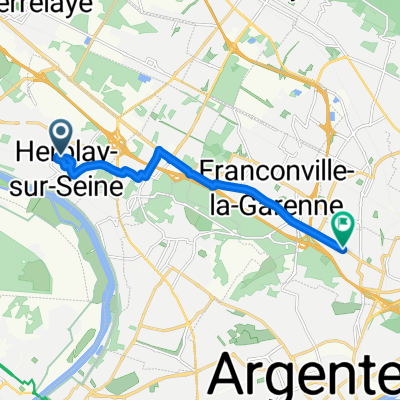 Rue de Chennevières, Herblay-sur-Seine à Rue Boieldieu, Sannois