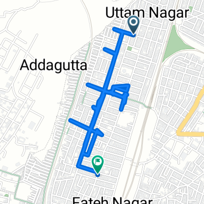 Dayanand Nagar Road 20-145 to Pilot Raj Kumar Road