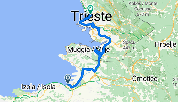 Koper nach Triest