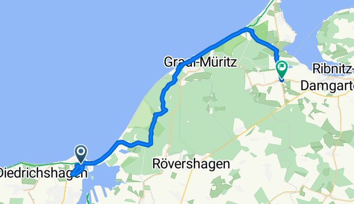 Von Rostock bis Ribnitz-Damgarten