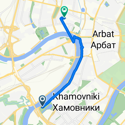 Район Хамовники, Москва до Большой Предтеченский переулок, Москва