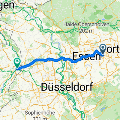 Brüderstraße, Bochum nach Geldersepoort, Venlo