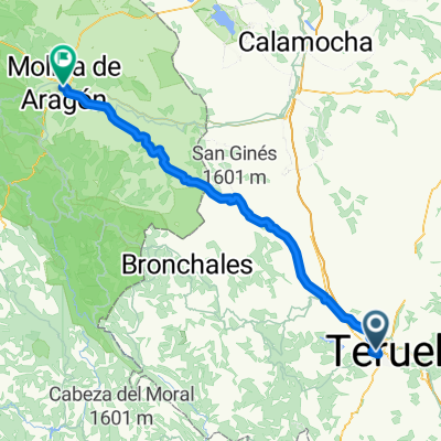 From Teruel to Molina de Aragón