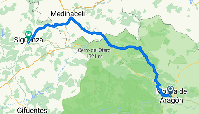 From Molina de Aragón to Sigüenza