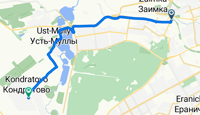 От Екатерининская улица 225а до улица Карла Маркса