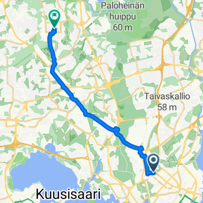 Kumpulantie, Helsinki a Ruukkupolku, Vantaa