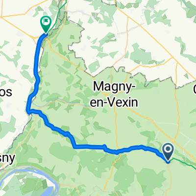 Grande Rue, Avernes à Chemin de l'Epte, Guerny