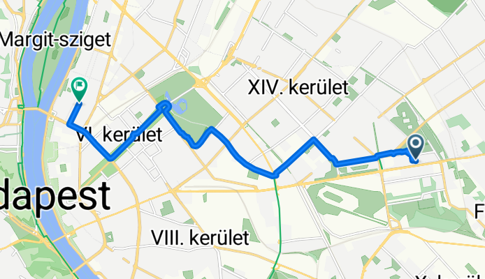 Kerepesi út, Budapest to Pannónia utca, Budapest