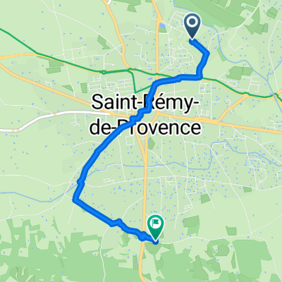 Saint-Rémy-de-Provence nach Voie Communale des Carrières, Saint-Rémy-de-Provence