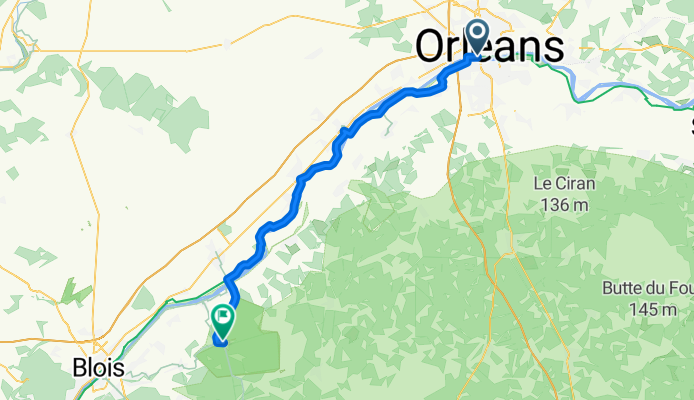Quai St-Laurent, Orléans nach Le Châtelard, Chambord