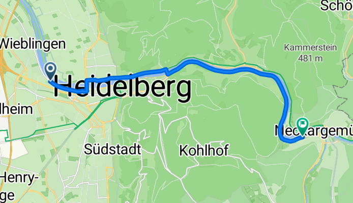 Mannheimer Straße nach Bahnhofstraße