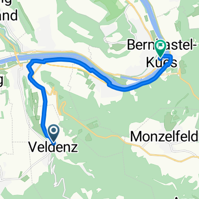 Weingartenstraße, Veldenz nach Triniusstraße, Bernkastel-Kues