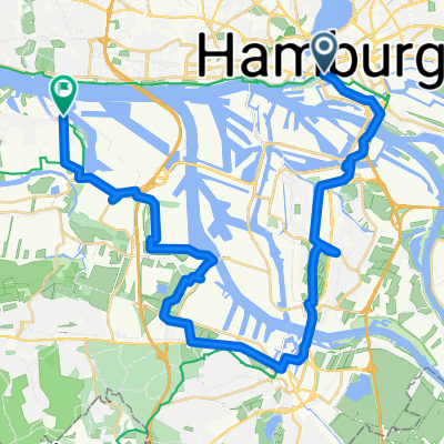 Willy-Brandt-Straße, Hamburg nach Finkenwerder, Hamburg
