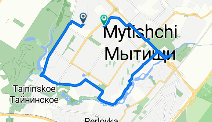 От Неизвестная Дорога до Юбилейная улица