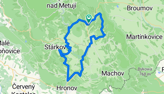 Středně náročná trasa