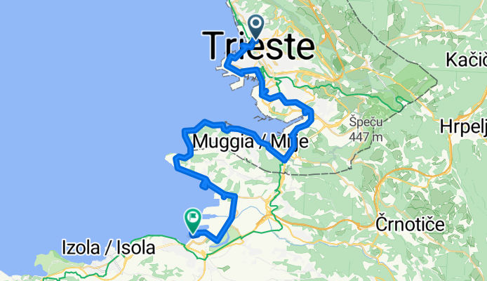 Piazza Dalmazia Triest nach Koper